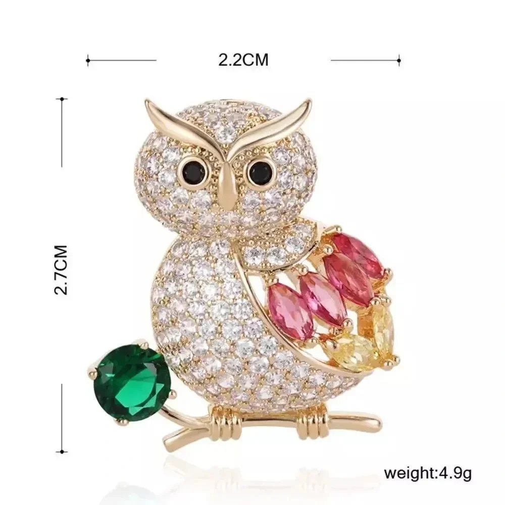 VQ Owl Brooch
